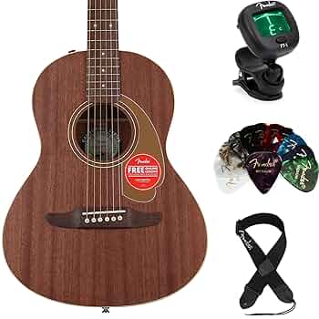 FENDER Sonoran Mini All Mahogany ミニギター Amazon | Fender アコースティックギター Sonoran Mini, All